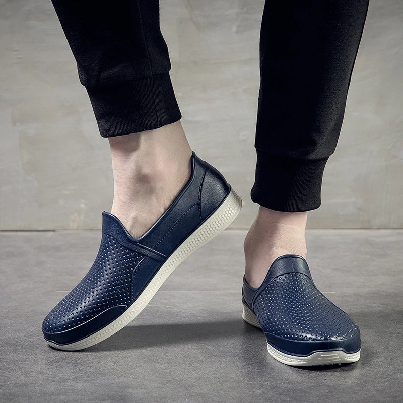GiftHome UK Stylish Waterproof Men's Rain Boots for Casual Wear