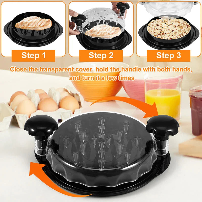 Chicken Shredder Tool - a high-quality, versatile kitchen gadget for effortless shredding of meats and vegetables