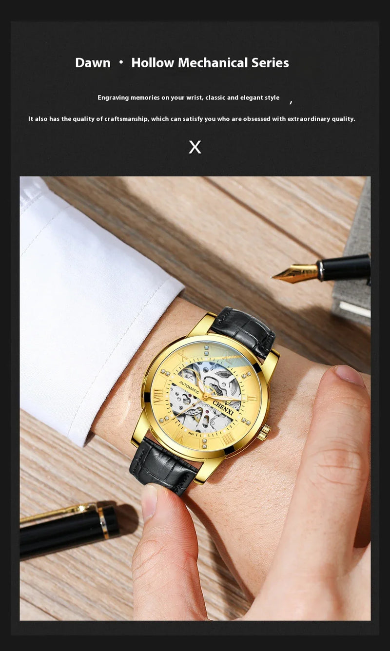 GiftHome UK Premium Automatic Mechanical Watch with Waterproof Strap