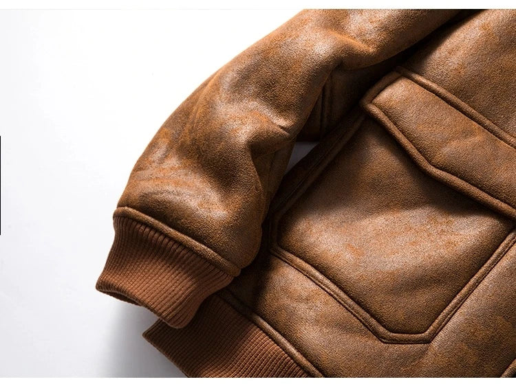 A luxurious suede jacket with a lambswool lining, offering superior warmth and timeless British style.