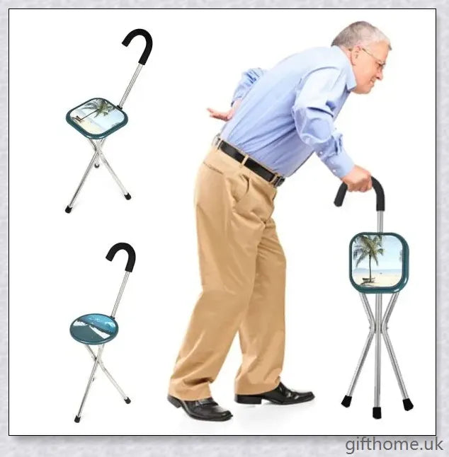 Stainless steel cane stool with a square design, ideal for use as extra seating, a side table, or footrest in any living space.