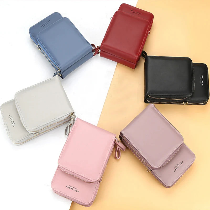 Stylish crossbody bag for women with multiple interior pockets and a dedicated mobile phone compartment