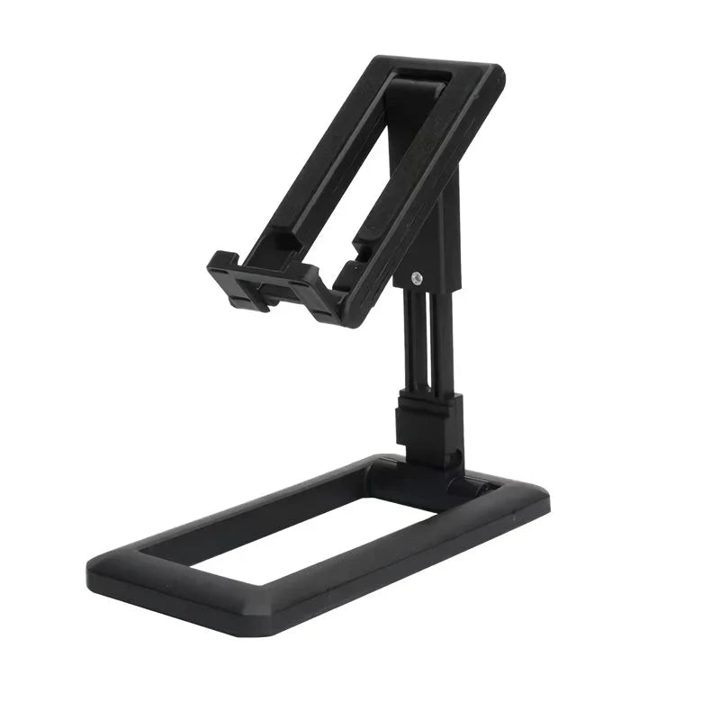 Adjustable and foldable phone stand in pink colour, providing hands-free convenience for work, entertainment, and on-the-go use