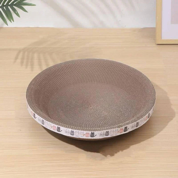 Durable Cat Scratcher Bed - Premium wooden construction, versatile design for feline relaxation and play