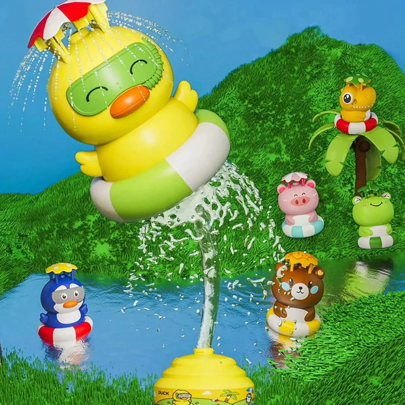 GiftHome UK Enchanting Animal-Themed Rotating Water Sprinkler for Endless Summer Fun