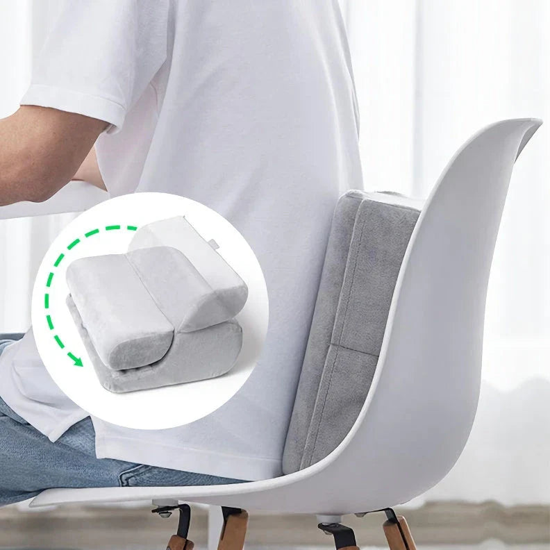Adjustable tablet and phone stand with foldable, portable design for hands-free viewing on any surface