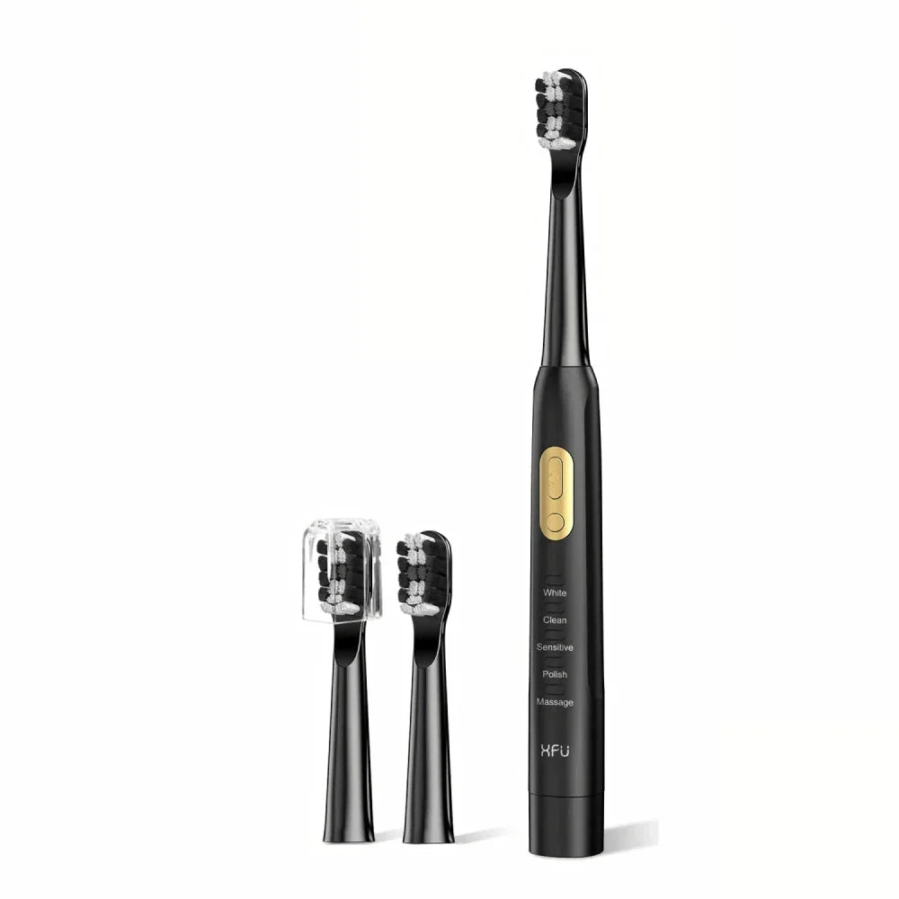 Premium Couple Electric Toothbrush with 5 Cleaning Modes and Acoustic Wave Technology