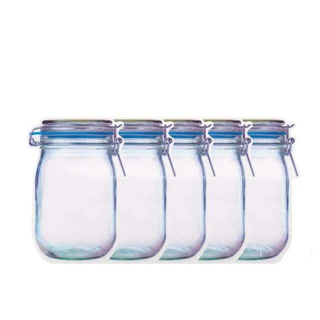 Portable Jar Storage Bag Set - Premium quality storage containers for preserving homemade foods in British kitchens