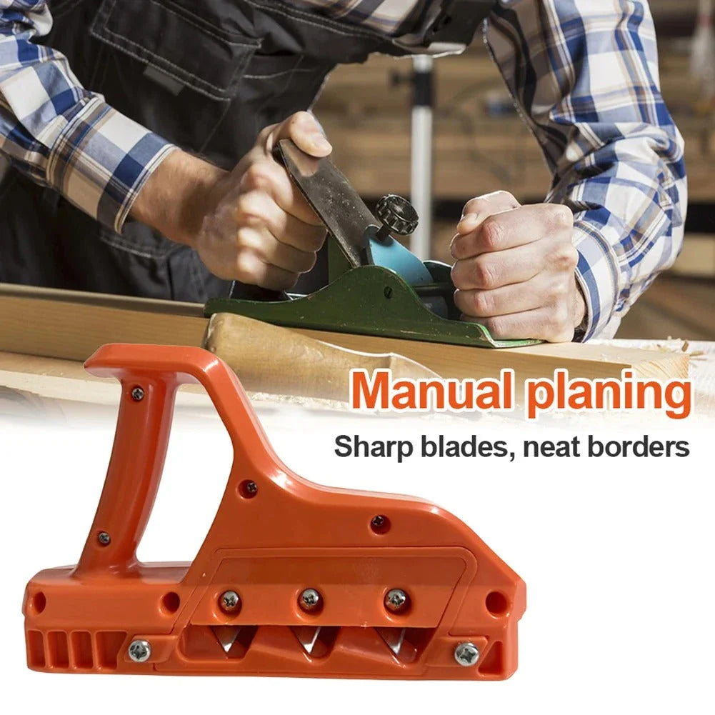 Professional drywall hand plane with adjustable 45/60-degree blade for precision chamfering and woodworking tasks