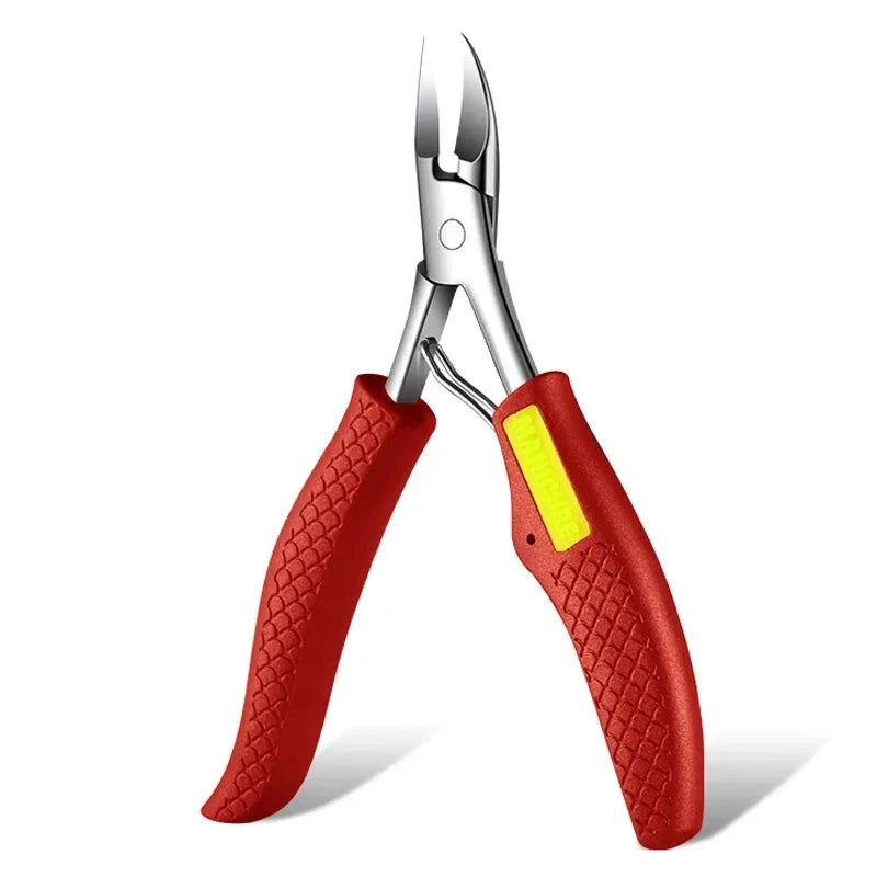 Premier Precision Nail Clippers for Thick and Ingrown Toenails - Sharp Stainless Steel Blades, Ergonomic Non-Slip Handle, Podiatrist-Approved Design