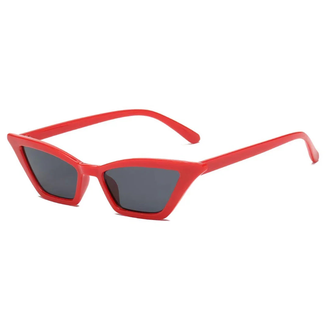 Trendy cat-eye sunglasses with polycarbonate lenses that provide UV400 protection and anti-reflective coating for enhanced clarity