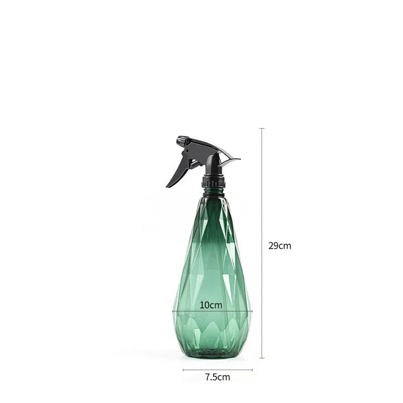 Premium 1000ml diamond-cut watering can with dual-mode spray function for gardening