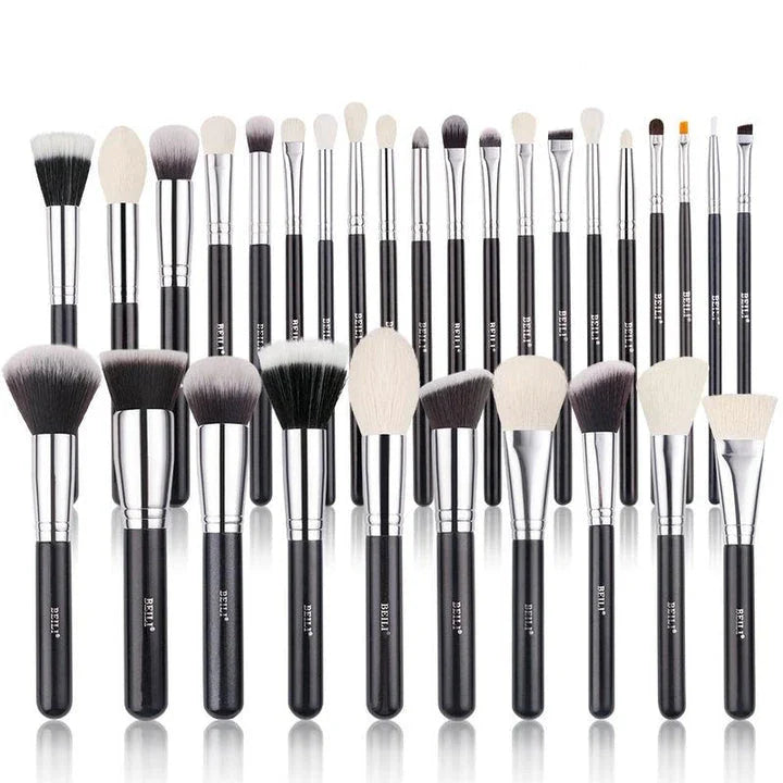 Professional 30-Piece Black Makeup Brush Set for Flawless Makeup Application