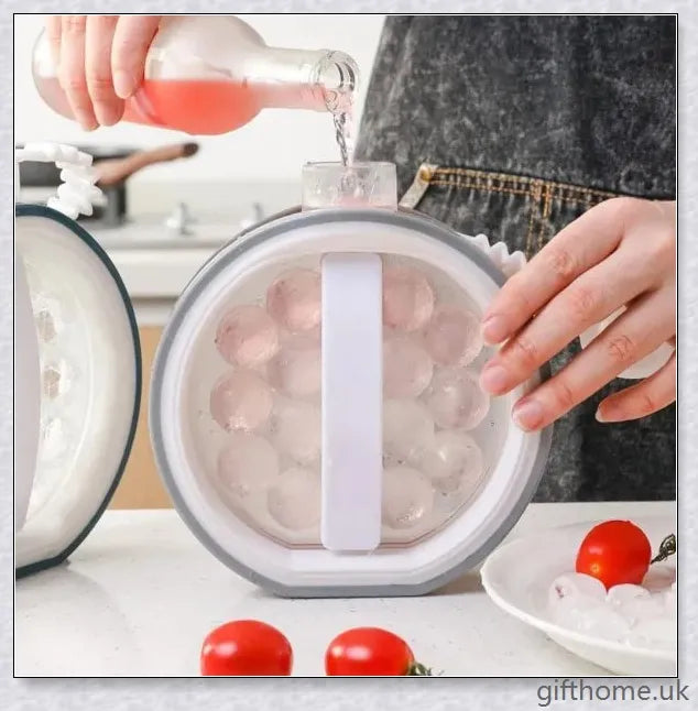 Premium 2-in-1 Ice Ball Maker with durable, leak-proof design for effortless cocktail chilling