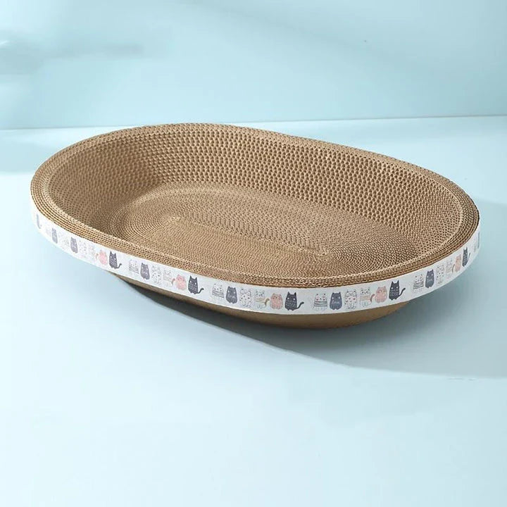 Durable Cat Scratcher Bed - Premium wooden construction, versatile design for feline relaxation and play