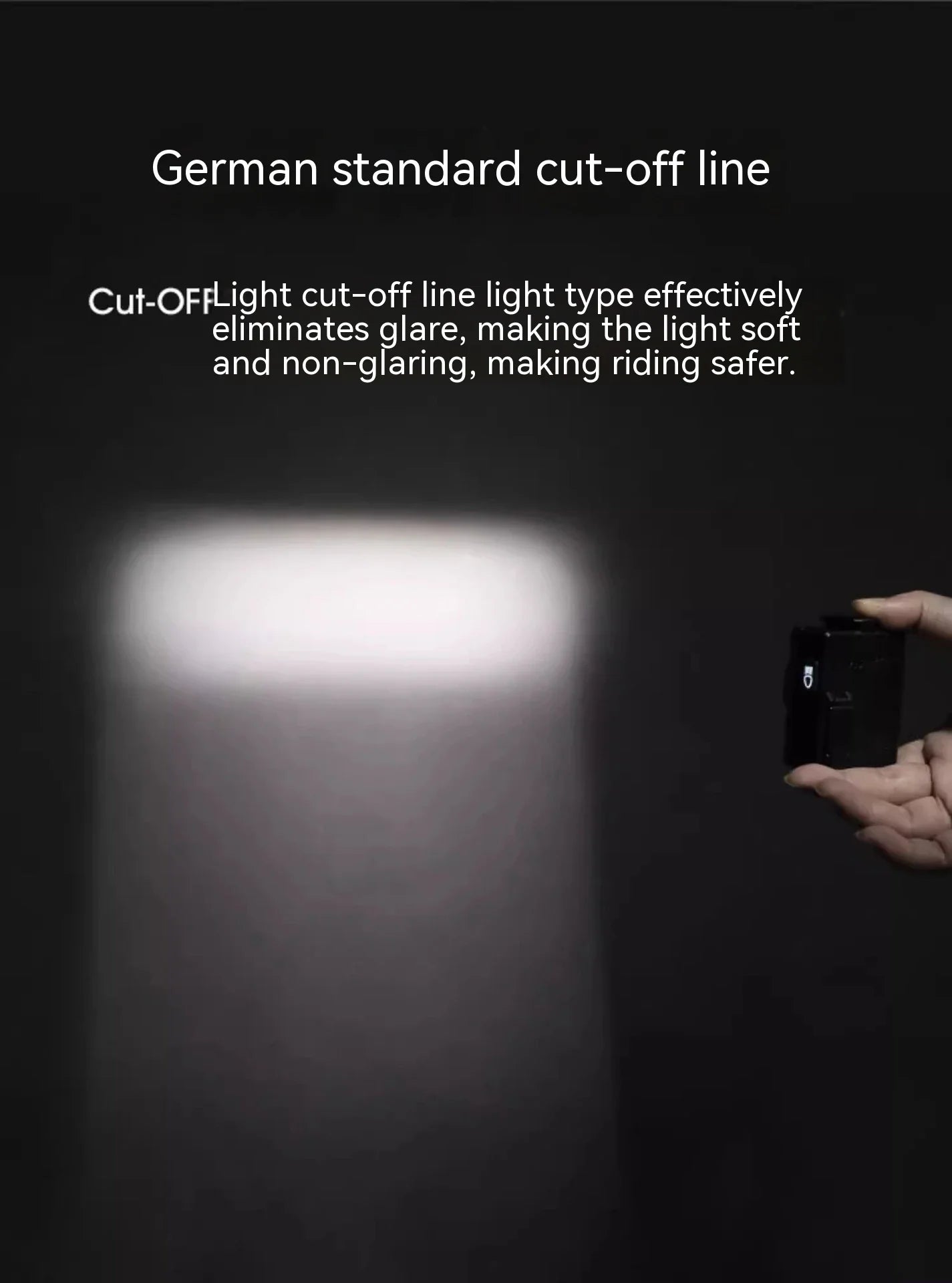 Premium German-engineered bicycle headlight with 1000-lumen output, IPX67 waterproof rating, and sleek design for safe nighttime cycling