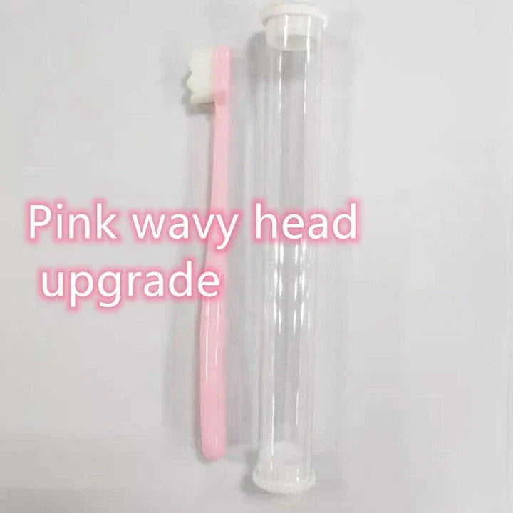 Premium soft-bristle toothbrush with multiple design options for gentle dental cleaning