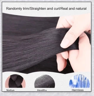 Volumising Hair Topper Clip for Women - Instantly Add Volume and Coverage to Your Hair