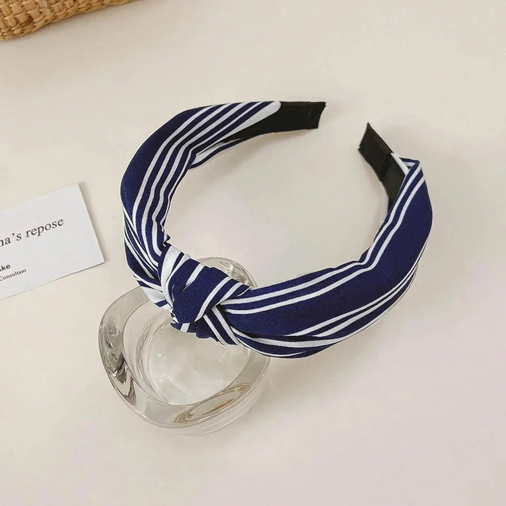 Elegant Wide-Side Fabric Hair Hoop Headband - Premium Quality Hair Accessory