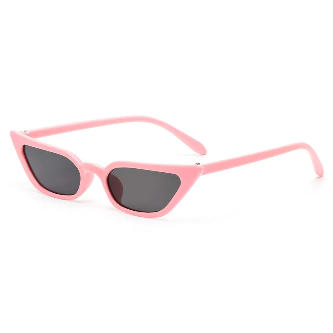 Trendy cat-eye sunglasses with polycarbonate lenses that provide UV400 protection and anti-reflective coating for enhanced clarity