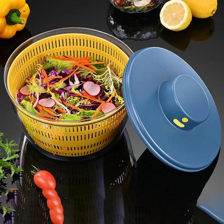 Efficient Electric Vegetable Dehydrator and Salad Spinner with modern design and easy-to-use controls