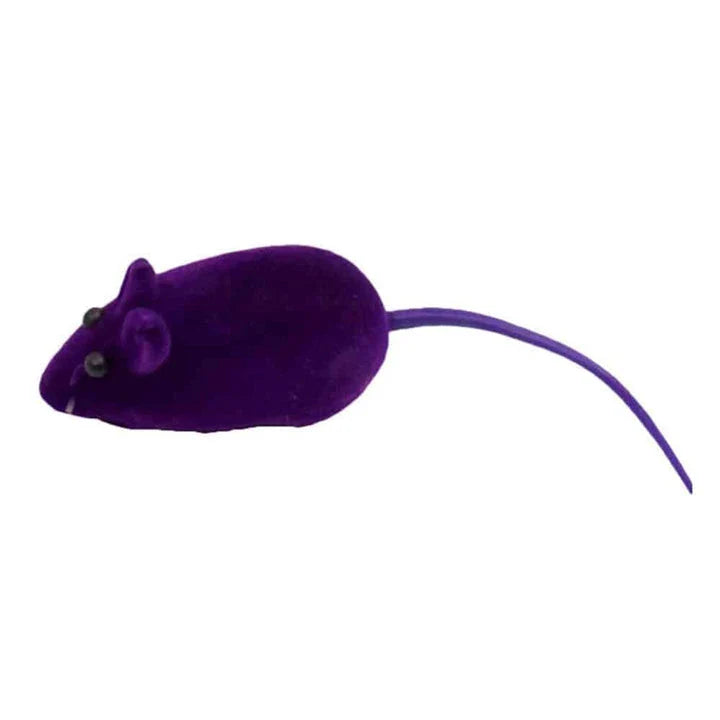 Colourful silicone mouse-shaped cat toy with vibrant hues to engage and entertain your feline friend