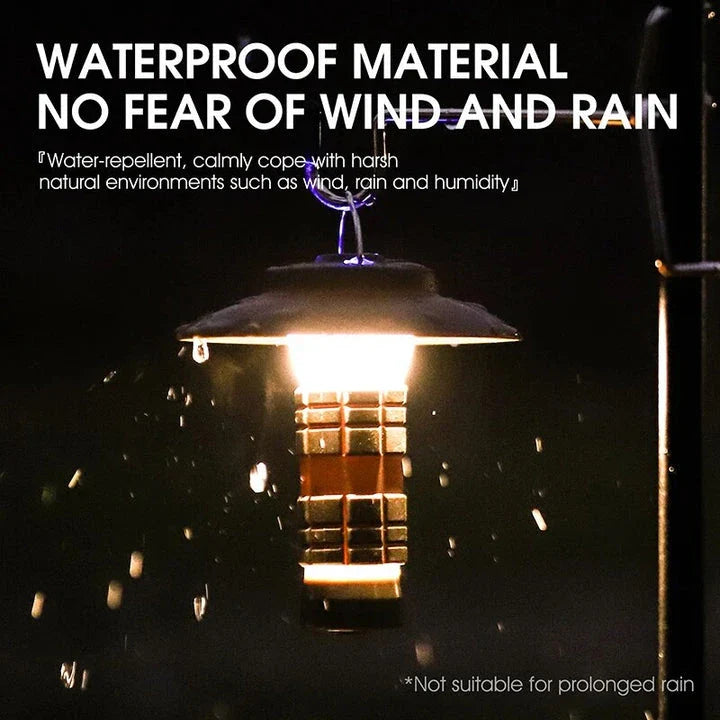 Powerful and Portable LED Camping Lantern with Magnetic Base for Outdoor Adventures