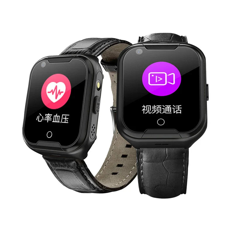 Premier Elderly Smart Watch with blood pressure monitoring, fall detection, and GPS tracking capabilities