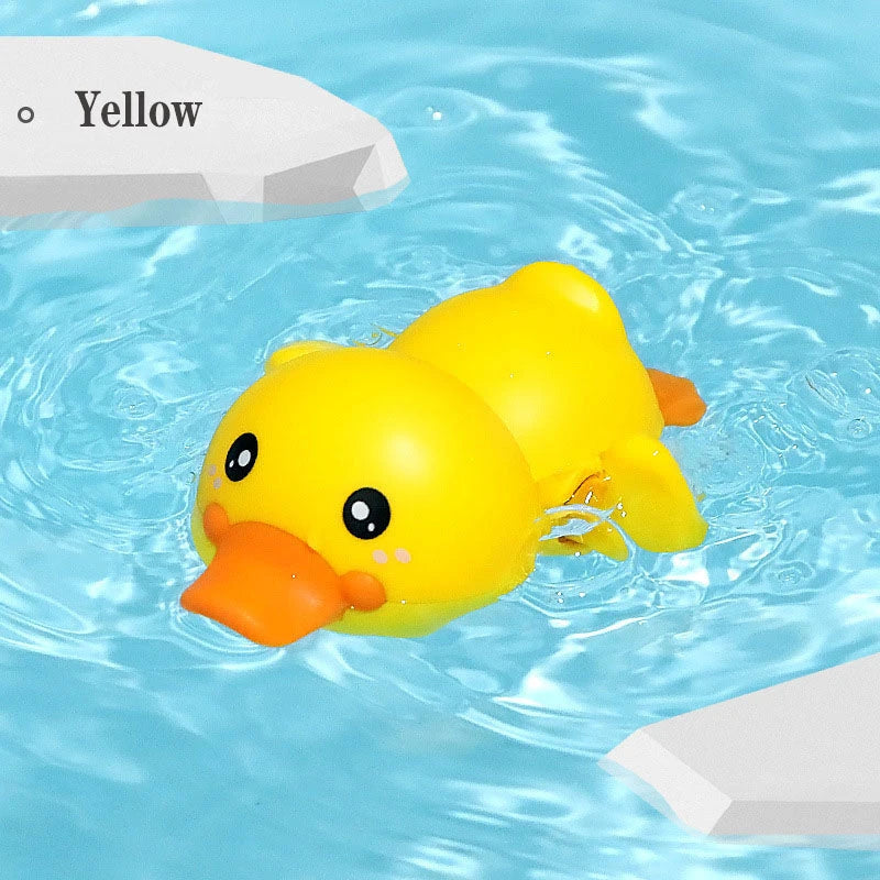 Classic Clockwork Bathing Ducks - Fun and Educational Bath Toys for Ages 0-6