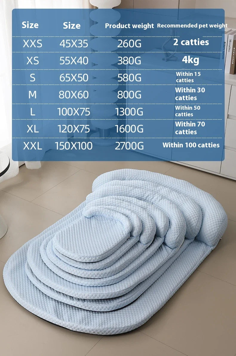 GiftHome UK Cooling Pet Mat for Kennel or Home Use - Breathable, Ice-Filled Design