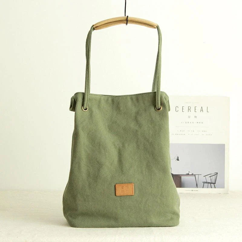 Premium canvas lattice shoulder bag in various colours, featuring a spacious design with secure zipper closure and adjustable strap for comfortable everyday carry