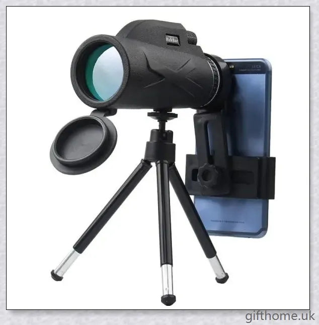 Premium 4K Pocket Monocular Phone Telescope with titanium alloy construction and advanced anti-shake technology for clear, stable long-range observation