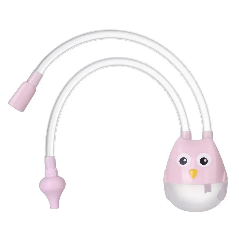 Premium infant nasal aspirator with soft silicone construction and U-shaped tip for gentle and effective nasal cleaning
