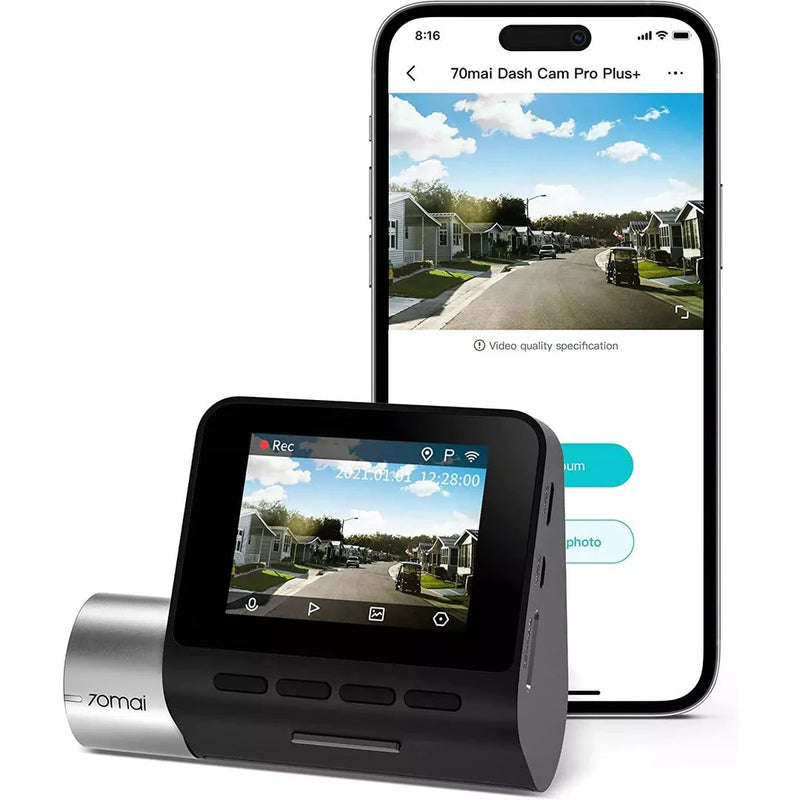 GiftHome UK Premium Dual-Channel Dash Cam with Night Vision & Parking Surveillance