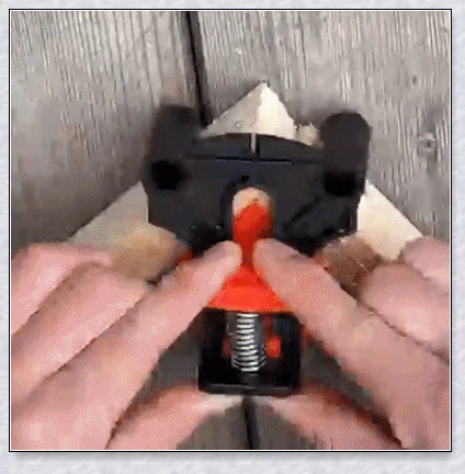 High-quality woodworking corner clamp set with 60°, 90°, and 120° angle heads for precise alignment and secure clamping