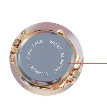 Premium stainless steel quartz watch with a sleek electroplated finish, ideal for formal and everyday wear.