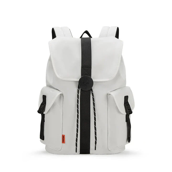 A stylish and versatile 16-inch laptop backpack with a padded compartment, water-repellent fabric, and breathable mesh design