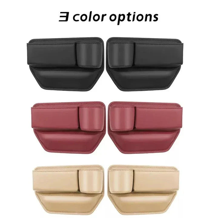 Premium Leather Car Seat Organiser - maximise storage, reduce clutter, and elevate your driving experience