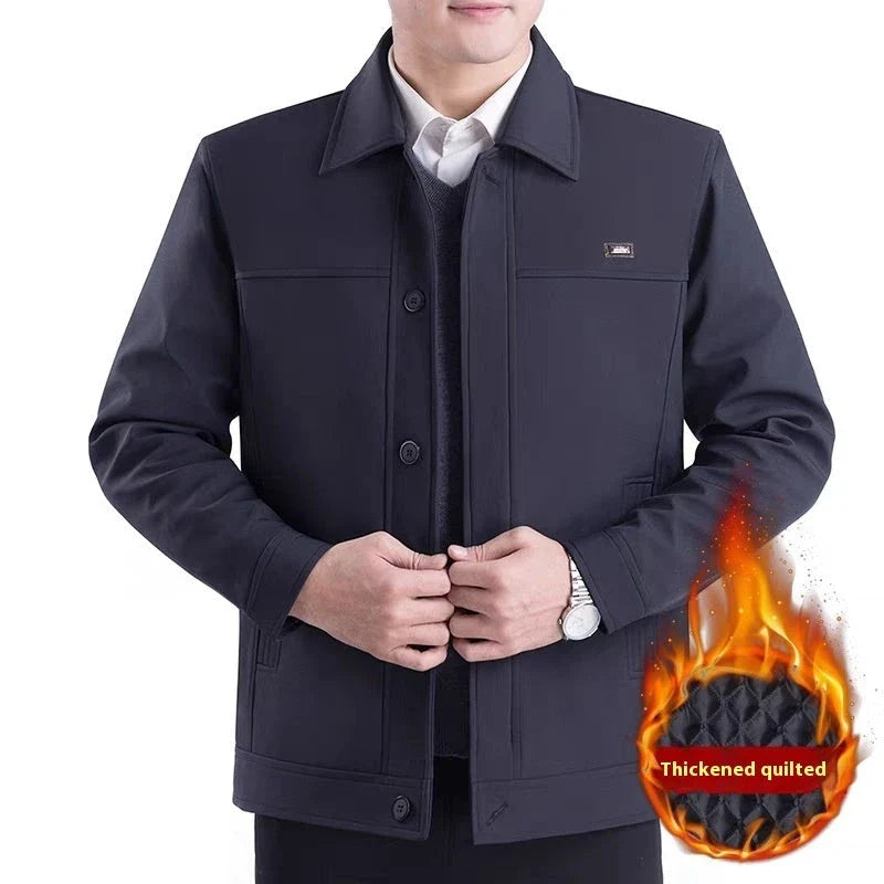 Premium British men's autumn jacket in various colours with tailored silhouette and practical pockets