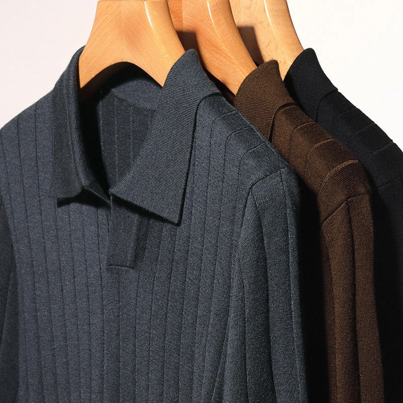 Men's autumn pullover sweater in various colours and sizes, featuring a cosy and versatile design for casual wear