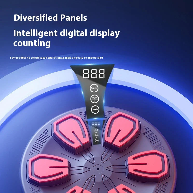 Smart Boxing Wall Target for home fitness training with responsive design and USB charging