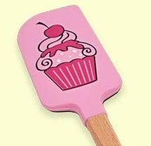 Stylish silicone spatulas in assorted cartoon designs, great for cooking and baking tasks