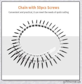 Automatic Screw Chain Adapter for Electric and Cordless Power Drills - Streamline your DIY projects with this versatile and efficient screw driving tool