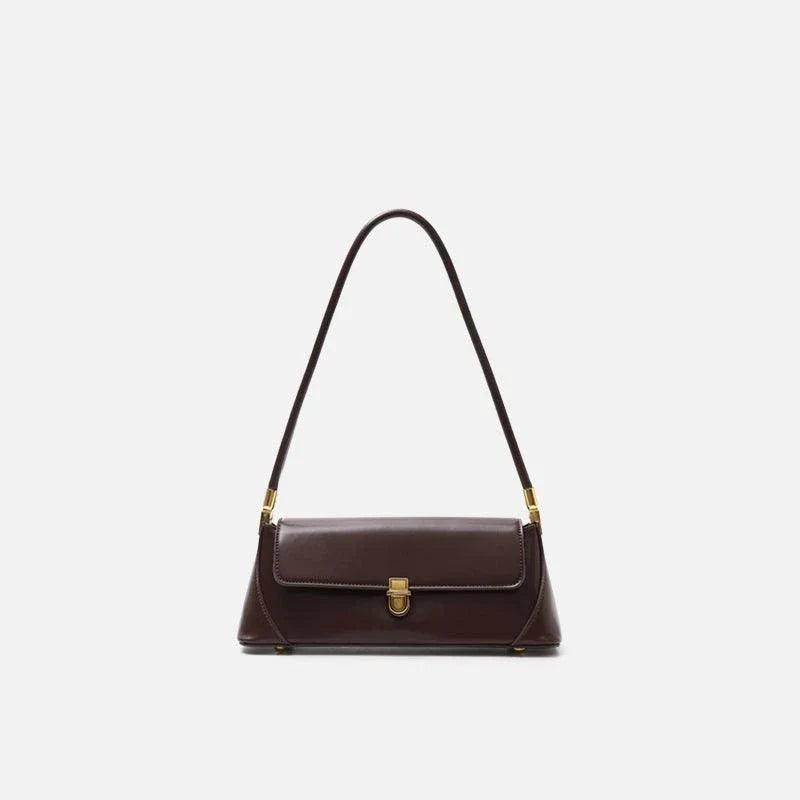 Stylish Trendy Shoulder Bag with Crocodile Pattern, Made of Premium PU Material for Versatile British Fashion