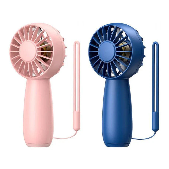 Mini Portable USB Electric Fan with Rechargeable Battery and Adjustable Speeds for Cooling Comfort