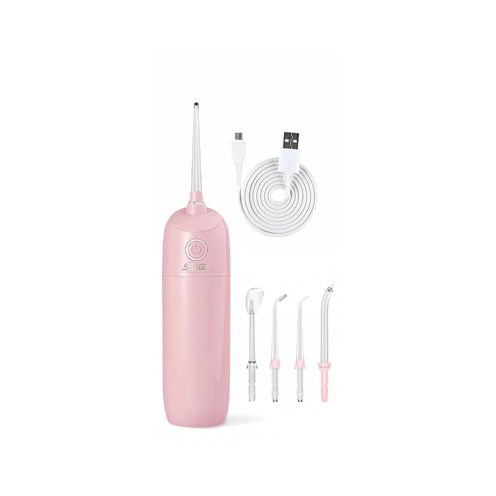 Premium Waterproof Dental Water Flosser with Rechargeable Power and Colour Options