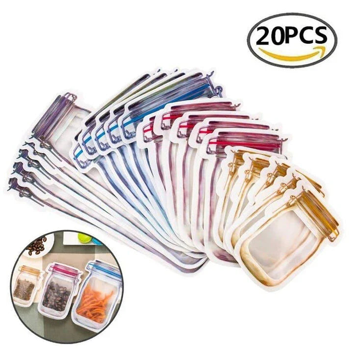 Portable Jar Storage Bag Set - Premium quality storage containers for preserving homemade foods in British kitchens