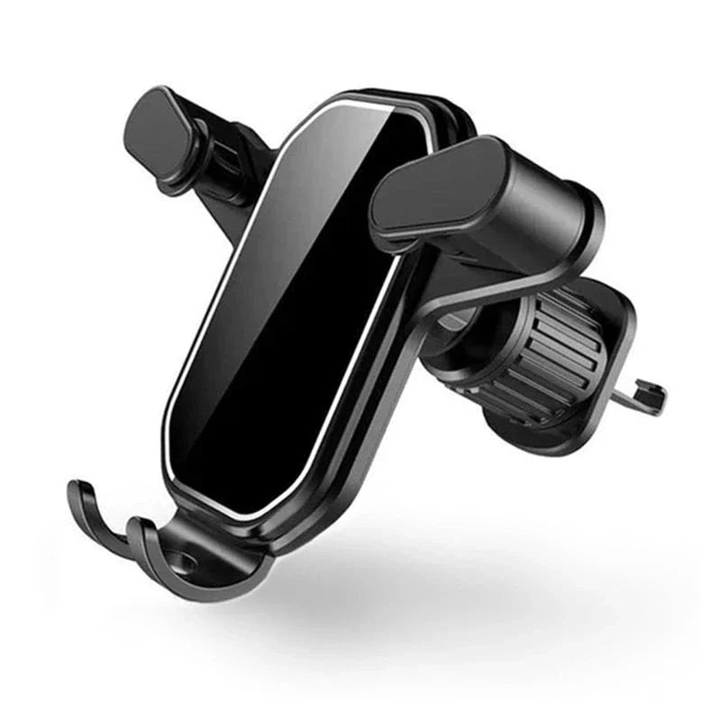 360-degree rotation car phone holder with secure hook-type base and one-handed operation for safe driving in the UK