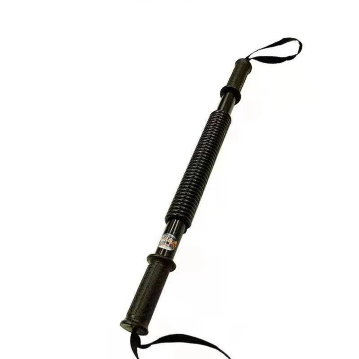 Adjustable spring-loaded arm trainer for targeted chest and arm strengthening exercises