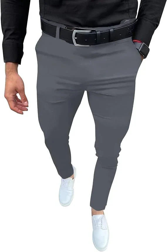 Casual ankle-length pants with stylish button details, available in a range of versatile colours